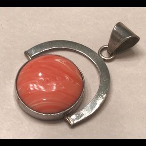 VTG Spiny Oyster Sterling 925 Statement Pendant